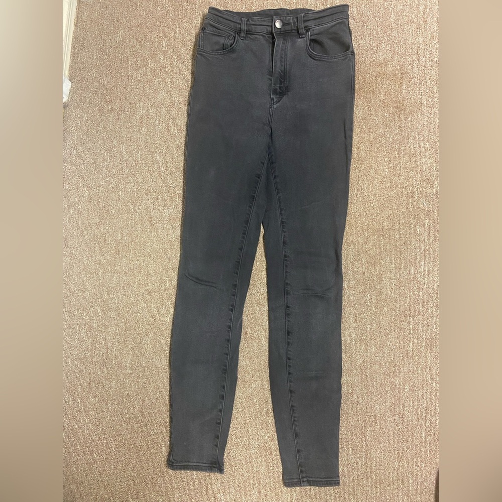 Massimo Dutti Dark Gray Skinny Jeans. Made in Turkey